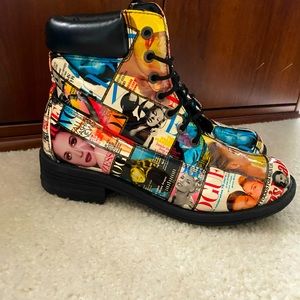 Unique Magazine Cover Boots